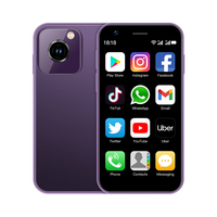 Smartphone Android 10 Soyes XS16 Mini, écran 3 pouces, 3 Go de RAM, 64 Go de ROM, double SIM, compatible Play Store, 4G LTE, mini smartphone