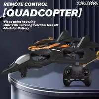 Avion RC 2.4G, planeur radiocommandé, drone de combat télécommandé, 6 canaux, intérieur-extérieur, portée de 80 m, batterie incluse