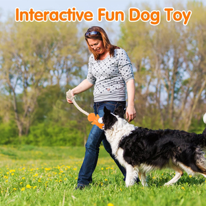 Pawise, juguete interactivo para perros con cuerda de algodón, dispensador de golosinas para mascotas, juguete de alimentación lenta para entrenamiento IQ - Product Image 5