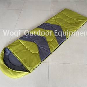 Sac de couchage WoQi Mummy 215x75 Polyester respirant toutes saisons pour adultes, camping et randonnée en plein air - Product Image 2