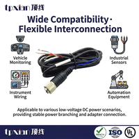 Industrielles Mini-DIN 6-Pin Stecker-zu-Buchse-Kabel mit Schraubmutter-Verriegelung für Medizinische Sensoren