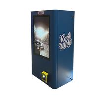 Distributeur automatique compact en métal 24h/24 avec SDK pour station de métro, casier à cosmétiques et boissons, usage commercial, refroidissement thermoélectrique 20-150