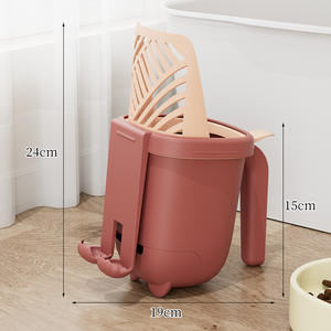 Umweltfreundlicher, Langlebiger Zwei-in-Eins Kotgreifer für Katzen & Hunde mit Großer Kapazität, Einfaches Design Haustier-Abfall-Reinigungswerkzeug - Product Image 3