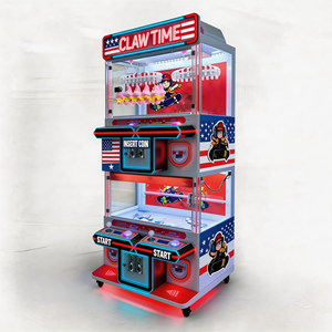 Mini-machine à grue pour 4 joueurs avec accepteur <span class=keywords><strong>de</strong></span> pièces et lecteur <span class=keywords><strong>de</strong></span> <span class=keywords><strong>cartes</strong></span>, jeu d'arcade personnalisé, son réaliste, lumières clignotantes, version anglaise - Product Image 6