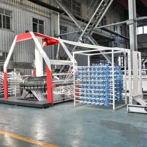La más nueva máquina de tejer circular de seis lanzaderas de alta velocidad para hacer bolsas tejidas de plástico PP