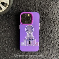 Coque de Téléphone Tendance Designer Jul pour iPhone XS XR 11 12 13 Mini 14 15 Plus 16 Pro Max, Accessoires Mobiles Élégants