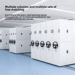 Classeur mobile en acier haute densité personnalisé Système de stockage de compacteur mobile moderne Rack secret pour utilisation en atelier à domicile - Product Image 4