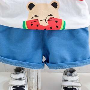 Nouveau Premium garçons bébé été Cowboy dessin animé couture Colorsuits <span class=keywords><strong>Photos</strong></span> pour enfants fabriqués en Chine - Product Image 4