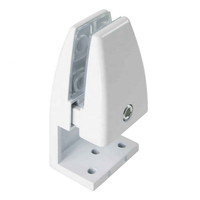 Support de fixation multi-usage en alliage d'aluminium moderne pour écran de bureau, cloison de bureau, cuisine, salle de bain, hôtel, maison