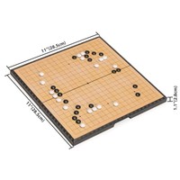 Vente Flash : Ensemble de jeu de Go chinois haut de gamme avec plateau en céramique et pierres Weiqi