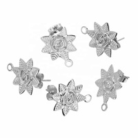 Pendentifs breloques DIY en forme de tournesols couleur or pour la fabrication de boucles d'oreilles, accessoires et fournitures de bijoux