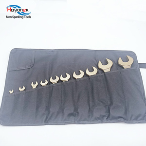 Niet-Vonken Gereedschap Veiligheid Tool Explosieveilige Dubbele <span class=keywords><strong>Open</strong></span> Einde Sleutel Set Vde Aluminium Brons Kan Worden Aangepast Verlengsleutel - Product Image 4