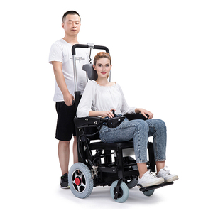 Cadeira de Rodas Elétrica Reclinável Portátil de Grande Capacidade de Carga em Liga de Alumínio para Deficientes - Product Image 4