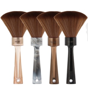 Brosse à cheveux en nylon pour marque privée, brosse de nettoyage pour salon de coiffure, brosse à raser pour barbier, brosse dépoussiérante à poils souples en nylon - Product Image 2