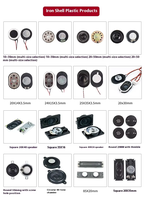 Haut-parleurs miniatures actifs en plastique KBE étanches et durables de 30 mm, 4 ohms, 2 W, pleine gamme, pour la navigation automobile
