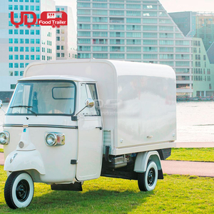 Chariot de nourriture Mobile Piaggio Ape chariot de crème glacée à 3 roues camion de nourriture <span class=keywords><strong>voiture</strong></span> de nourriture électrique intelligente - Product Image 5
