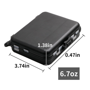 LUSHAZER Kit di 140 Pezzi di Accessori da Pesca Girelle Moschettoni Connettori a Tre Vie Perline con Scatola di Stoccaggio per Pesca a Persico Trota e Pesce Gatto - Product Image 6