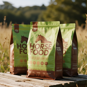 Bolsas <span class=keywords><strong>de</strong></span> Plástico Impresas Personalizadas con Cierre para Premios para Caballos, Golosinas para Perros, Alimentos para Animales, Bolsas Laminadas <span class=keywords><strong>de</strong></span> 25 kg y 50 kg para Cabras, Bolsas para Alimento <span class=keywords><strong>de</strong></span> Caballos - Product Image 4