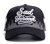 Topi Berkualitas Tinggi Original Berpinggiran Melengkung 5-Panel Kancing Unisex Dapat Disesuaikan Bahan Kanvas Olahraga Baseball