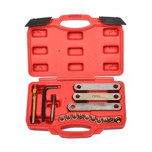 Kit d'outils <span class=keywords><strong>de</strong></span> réparation <span class=keywords><strong>de</strong></span> <span class=keywords><strong>filetage</strong></span> d'étrier <span class=keywords><strong>de</strong></span> <span class=keywords><strong>frein</strong></span> avec foret pour VAG Opel Ford - Product Image 1