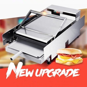 Tostadora de Pan para Hamburguesas de Acero Inoxidable, Máquina Eléctrica de Doble Capa con Calentamiento, Ahorro de Energía, 2KW, Gran Venta - Product Image 5