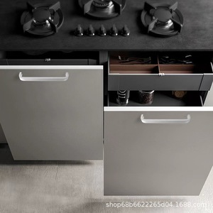 Aluminum Alloy Cabinet Handle Bar Minimalist Design Durable For Furniture <b>Doors</b> - Product Image 4