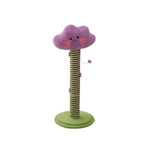 Árbol rascador para gatos, juguete para gatos, poste de sisal, rascador multifuncional, que no suelta fibra, bonito poste rascador vertical con forma de nube - Product Image 3