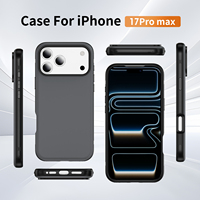 Coque de protection antichoc mate pour iPhone 17 Pro Max, compatible également avec iPhone 17 Air, 16E, 15 Pro – Sensation peau