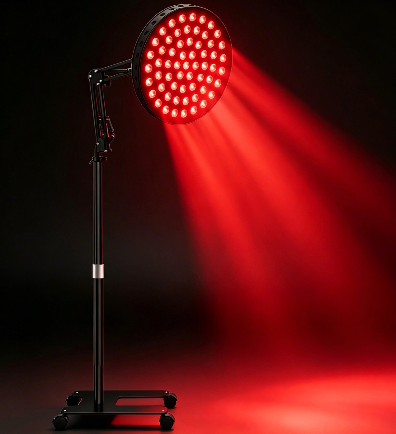 Lampe de panneau de luminothérapie ED 60W avec support à roulettes