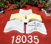 Moule durable en plastique pour la fabrication de briques, moule en plastique pour briques creuses emboîtables, moule pour blocs de ciment injecté, moule pour pavés emboîtables