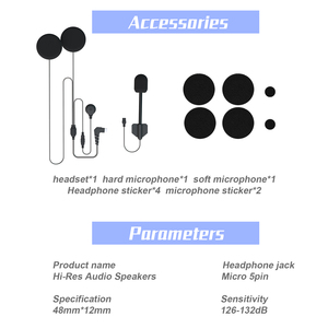 FreedConn D7 Musique Haute Résolution Kit <span class=keywords><strong>Prise</strong></span> 5 Broches <span class=keywords><strong>Micro</strong></span> Haut-parleur <span class=keywords><strong>Casque</strong></span> Accessoires pour Moto <span class=keywords><strong>Casque</strong></span> Intercom R3 Gratuit - Product Image 6
