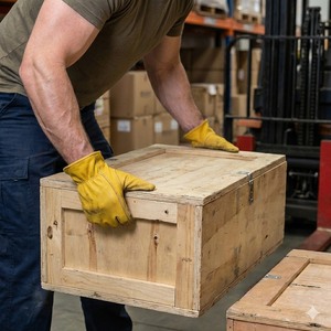 Sarung Tangan Kerja Kulit Heavy Duty untuk Pria, Sarung Tangan Konstruksi, Sarung Tangan Pengelasan, Sarung Tangan Pengaman Industri - Product Image 2