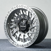 SRD Maßgefertigte 17/18/20 Zoll Felgen Geschmiedete Offroad-Leichtmetallräder 6061-T6 Aluminium 6x139,7 Beadlock-Ring-Rad für Hilux Tacoma Range
