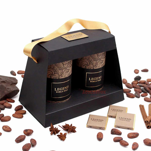 Quà Tặng Sang Trọng Sô Cô La Độc Đáo Hộp Giấy Thiết Kế Logo Sô Cô La Giáng Sinh Hộp Quà Tặng Với Ribbon - Product Image 2