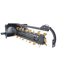 Excavadora Tractor Cargador Accesorio Cadena Zanjadora