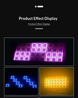 Matrice LED RGB 36 cellules avec effet de stroboscope, éclairage de scène multi-pixels pour spectacles professionnels