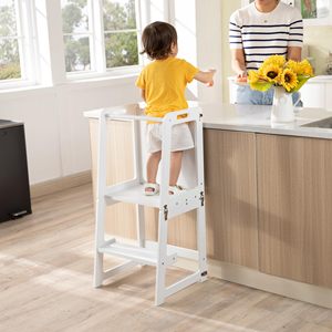 Torre di Apprendimento in Legno per Bambini, Sgabello da Cucina per l'Apprendimento e l'Autonomia dei Bambini - Product Image 6