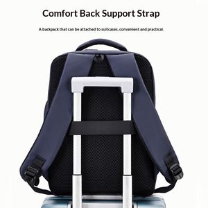 Wholesale Custom Logo Men's Business USB Charging Port Waterproof Quality <b>Bags</b> Backpacks Laptop Bagpack Travel Back <b>Pack</b> - Product Image 5