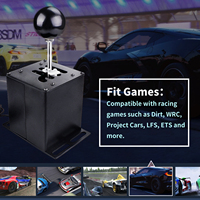 6+R Jeu de course H Levier de vitesses pour Logitech G29/g27/g25 PC 64 bits Capteur Hall USB Sim Racing pour les jeux de rallye T300 T5