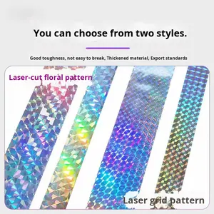 Sıcak satış açık meyve bahçesi anti-kuş aracı PET kuş-şaşırtıcı şerit lazer kuş-savucu özel yansıtıcı flaş kuş geçirmez kemer - Product Image 3