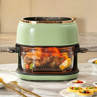 Friteuse à air chaud 4L pour une cuisson saine et croustillante avec programmes prédéfinis et arrêt automatique, idéale pour la cuisine