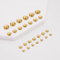 Cuentas de diamante de imitación de resina epoxi de topacio Colorado claro de 5 mm, cálidas, con orificio central y parte trasera plana, para coser, colgante deslizante, accesorios de joyería