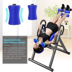 Gravity Heavy Duty Inversion Table with Headrest &amp; Adjustable Protective Belt <strong>Back</strong> <strong>Stretcher</strong> Machine for Pain Relief <strong>Therapy</strong> - Product Image 4