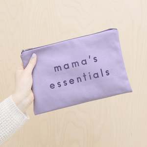Cao cấp dễ thương thương hiệu Tím Cô Gái Nhỏ trang điểm Pouch với dây kéo vàng bền cho hàng ngày mỹ phẩm organizatio - Product Image 1