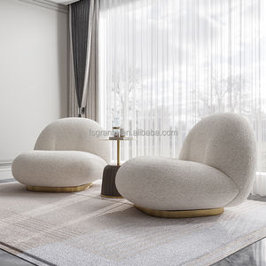 INS Offre Spéciale chaise longue pouf blanc, fauteuil de loisirs unique, canapé, meubles de chambre à coucher - Product Image 3