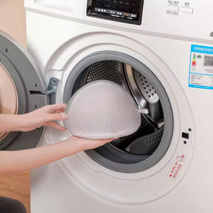 Nueva bolsa de lavandería de malla de 7 piezas reutilizable con bolsa de almacenamiento con cremallera para evitar que la ropa se enrede y se estire - Product Image 3