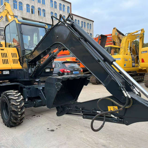 Excavatrice sur chenilles hydraulique Hyundai R60WVS de 6 tonnes d'occasion, entretien facile, avec pompe et roulement, vente directe pour le commerce extérieur - Product Image 5