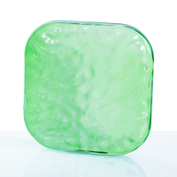 Panneau mural en verre personnalisé à motif cristal de glace givré pour décoration intérieure, séparateur de pièce suspendu, art décoratif