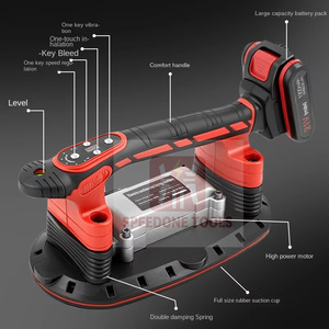 Brushless Motor 21V Battery-<b>Powered</b> Ceramic Tile Laying Suction Cup Vibrating DIY Industrial Automatic Tiling <b>Tool</b> SDXP251027-1 - Product Image 5