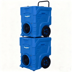 Industrial Electric Portable Air Scrubber 3-Stage Filtration Stackable HEPA Air <strong>Purifier</strong> High Efficiency 300-400 Sq ft Coverage - Product Image 4